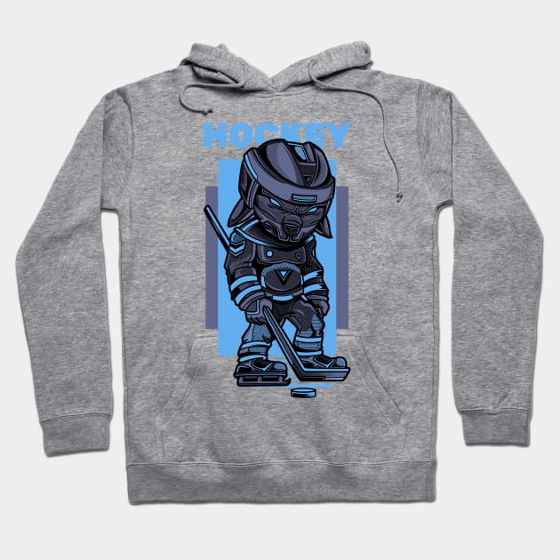 Hockey player Hoodie by Sabahmd